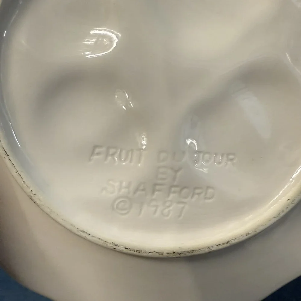 Vintage 1987 Fruit Du Jour‎ by Shafford 6